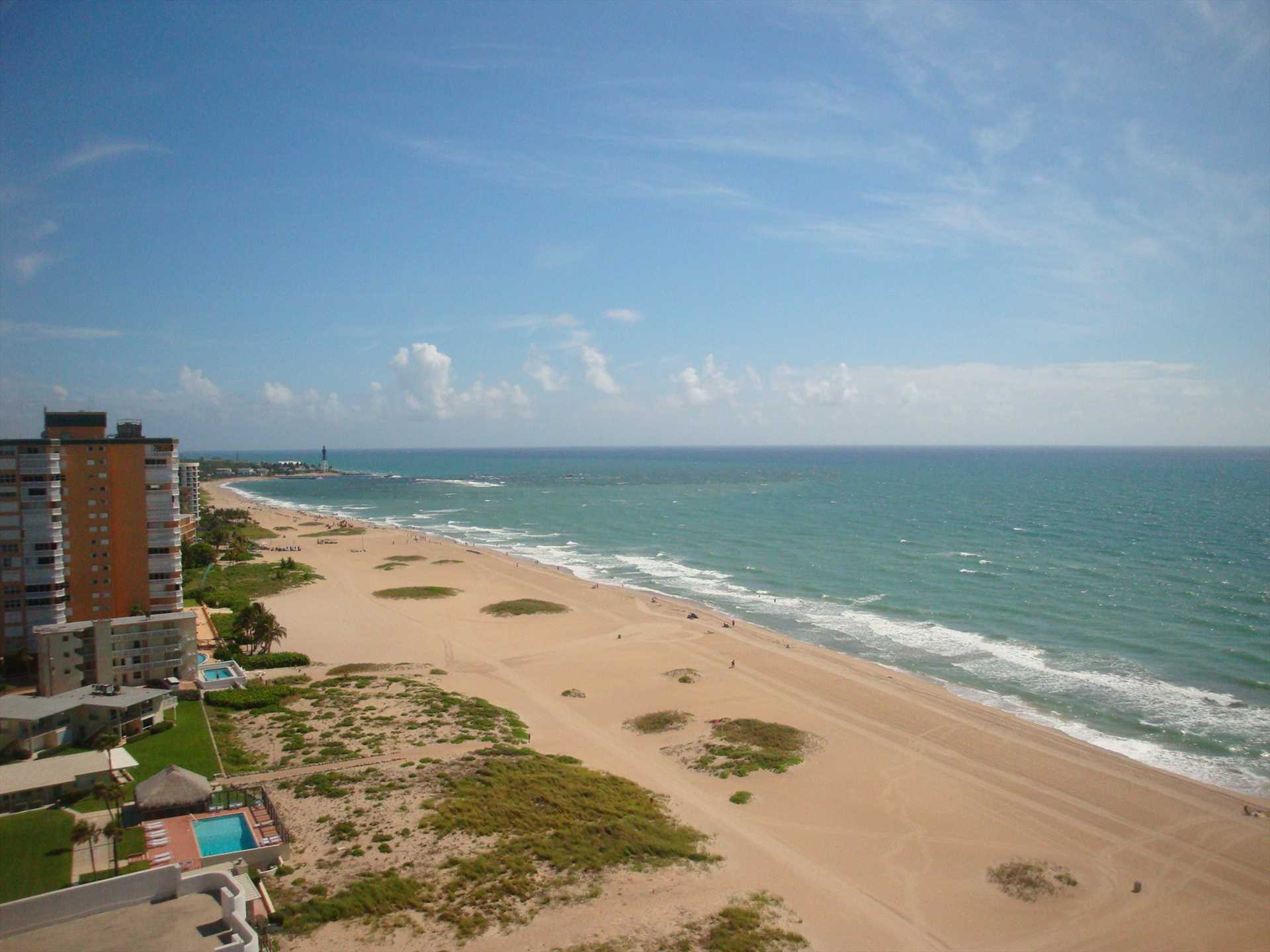 The warm Atlantic breezes, sand and surf await your arrival.